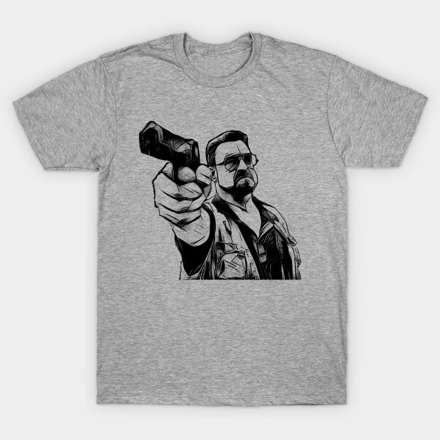 the big lebowski walter T-Shirt by RetroScribbles